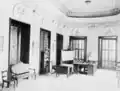 Original "Throne Room", currently Governor's Office, La Fortaleza. In 1933. Photo by Jack E. Boucher. Historic American Buildings Survey.