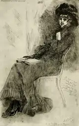 Celle qui fait 'Celle qui lit Musset' (1879) heliogravure (24.61 x 15.24 cm) Los Angeles County Museum of Art