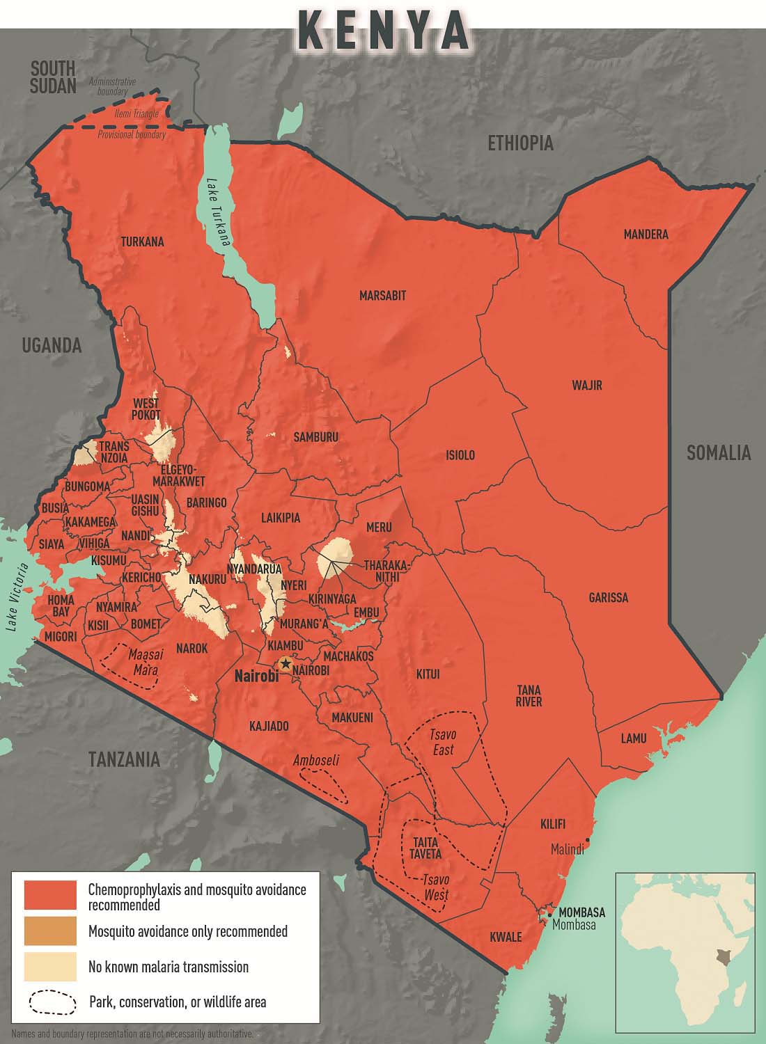 Map 2-09 Malaria prevention in Kenya