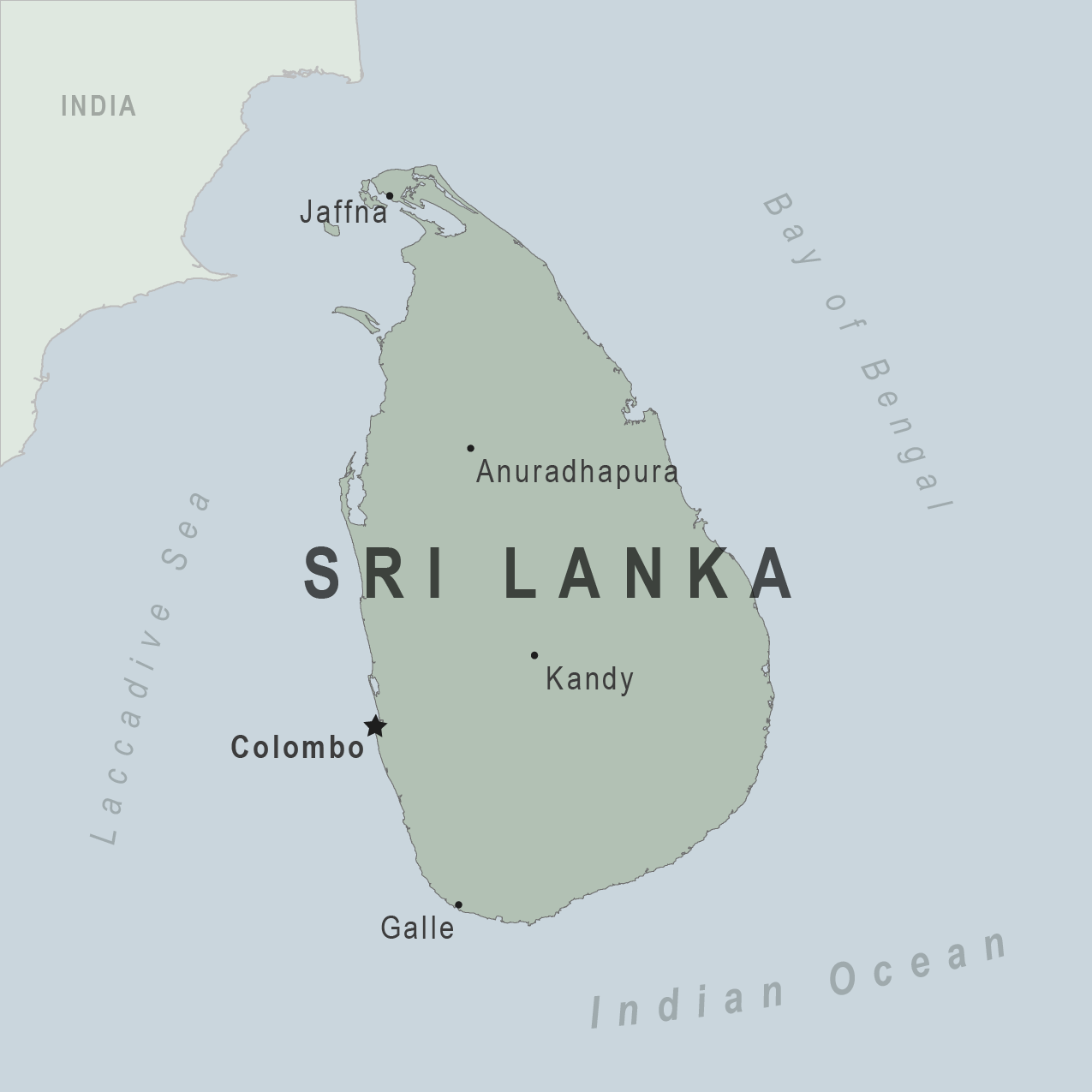 Map - Sri Lanka